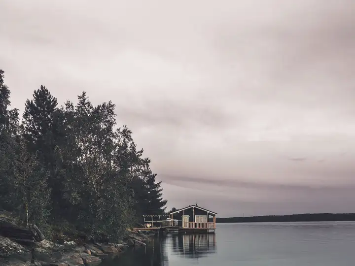 A cottage on the water, sample sold home